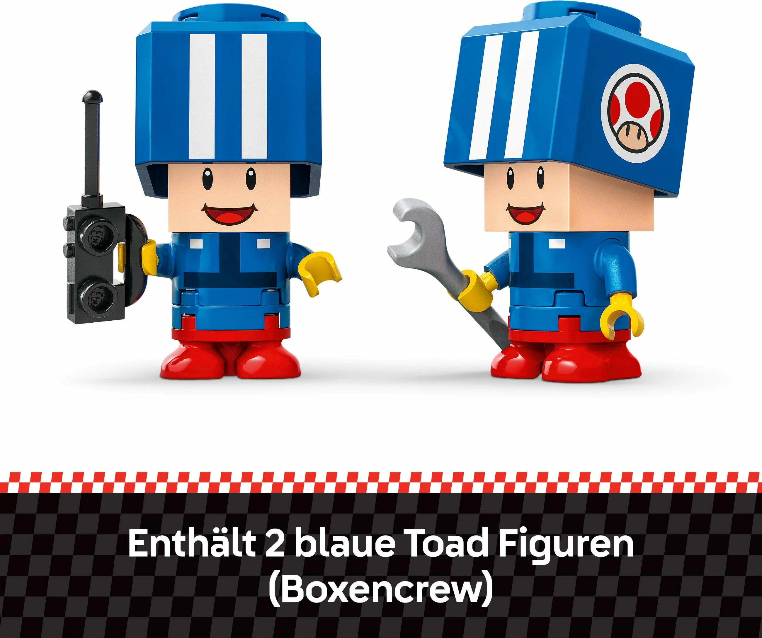 Set ndërtimi LEGO Mario Kart Toad's Garage, 390 pjesë, plastikë, shumëngjyrësh