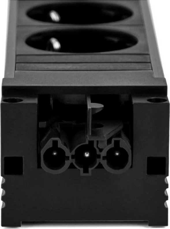 Zgjatës rryme Bachmann STEP BASE 906.18820, 4 prizë UTE (Francë), GST18, 16A, i zi