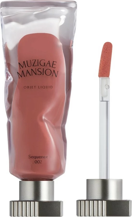 Buzëkuq liquid Muzigae Mansion Objet Long-lasting Matte 002 Sequence për femra, 6ml