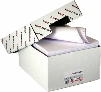 Letër për printer dot matrix Emerson A3 60g 2000 fletë 1-shtresore e bardhë