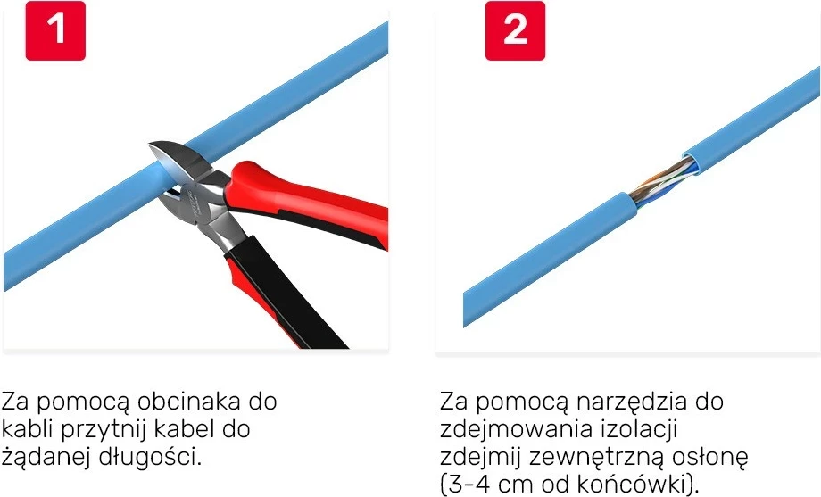 Konektorë RJ45 Unitek Cat 6, set 100 copë