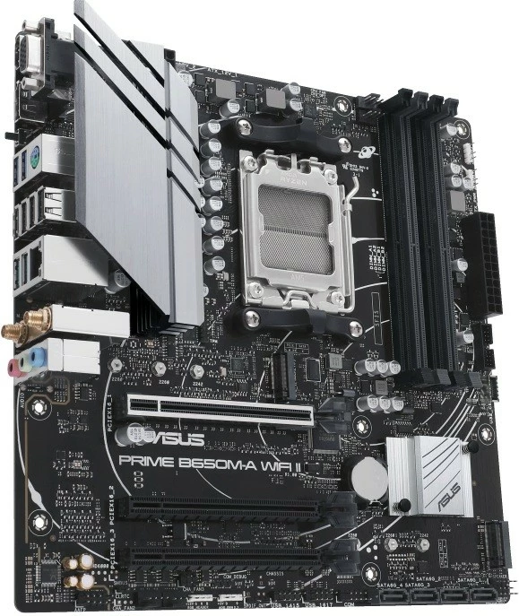 Pllakë amë Asus PRIME B650M-A WIFI II, Socket AM5, DDR5, Wi-Fi 6, Micro-ATX