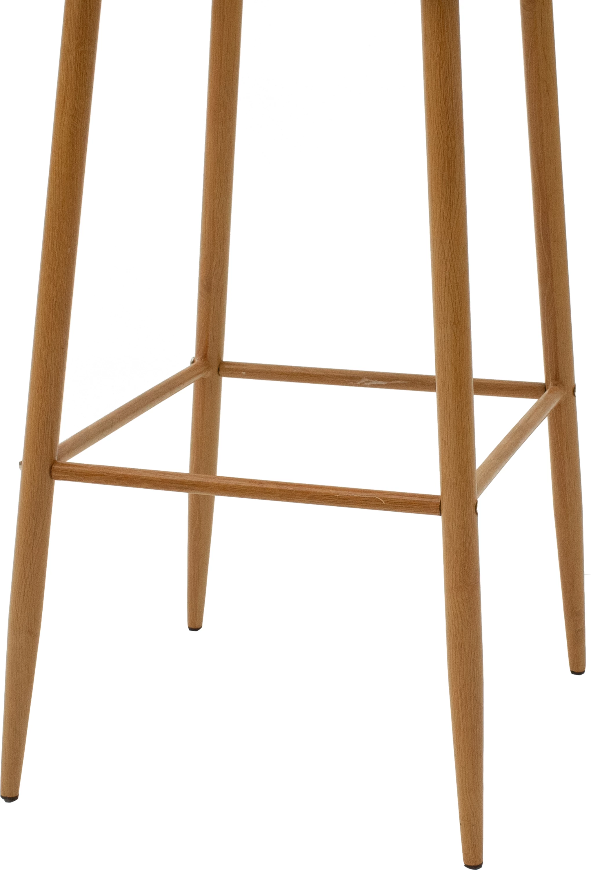 Karrige për bar Aurora pp e bardhë-natyrale 42x47x109cm, set prej 2 copash