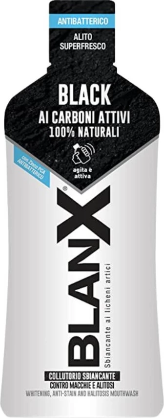 Shpëlarës goje BlanX me karbon të aktivizuar, 500ml