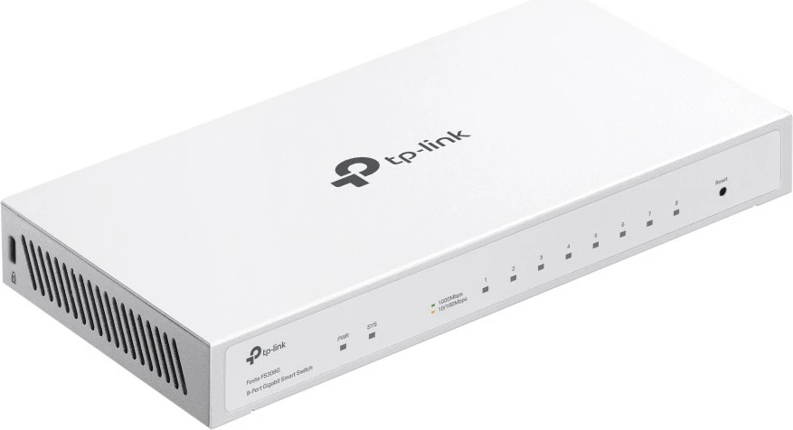 Switch TP-Link Festa FS308G, Managed, L2/L2+, Gigabit Ethernet, PoE, i bardhë