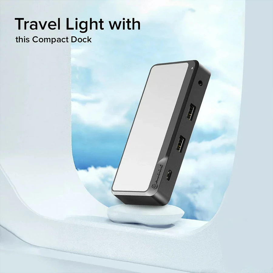 Dock USB-C ALOGIC Pro Nexus, 4K, HDMI/DP/VGA, LAN, 100W PD, gri