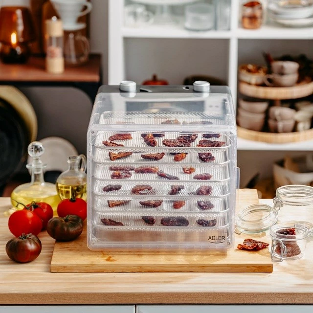 Tharëse kërpudhash, frutash dhe perimesh Adler AD 6660, 600 W, e zezë