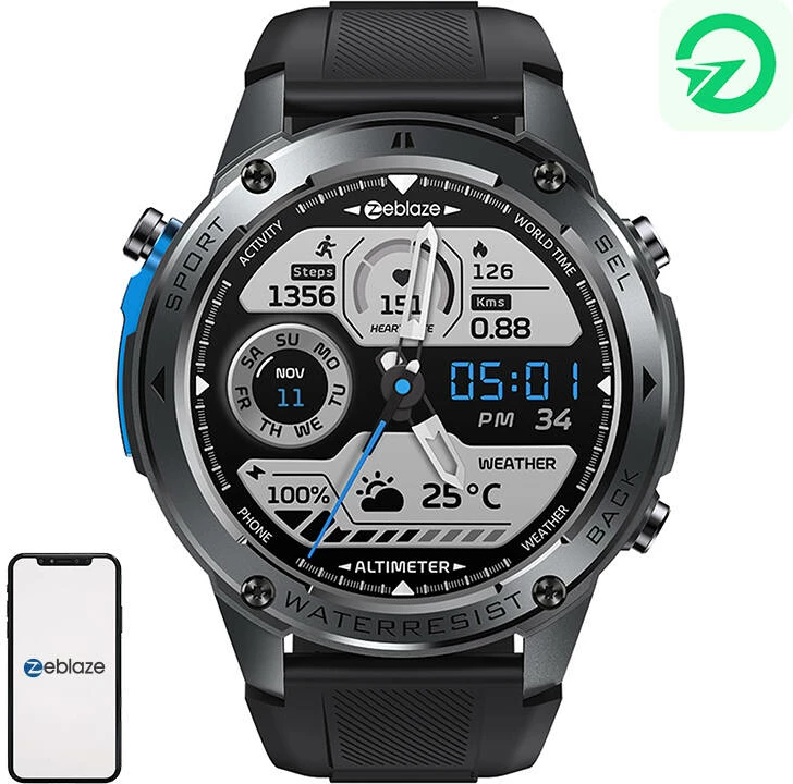 Smartwatch Zeblaze Stratos 2 Ultra, i zi
