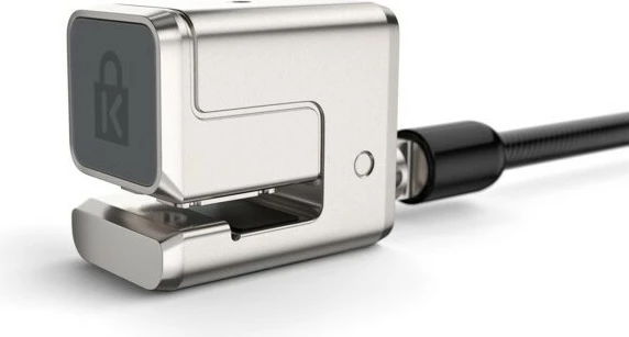 Kabëll sigurie Kensington për Surface Pro/Go, 1.8m, çelës, karbon, zi/argjendtë