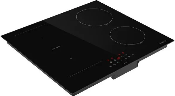 Sobë inkaso me induksion MPM MPM-60-IM-15, 59 cm, 4 zona, e zezë