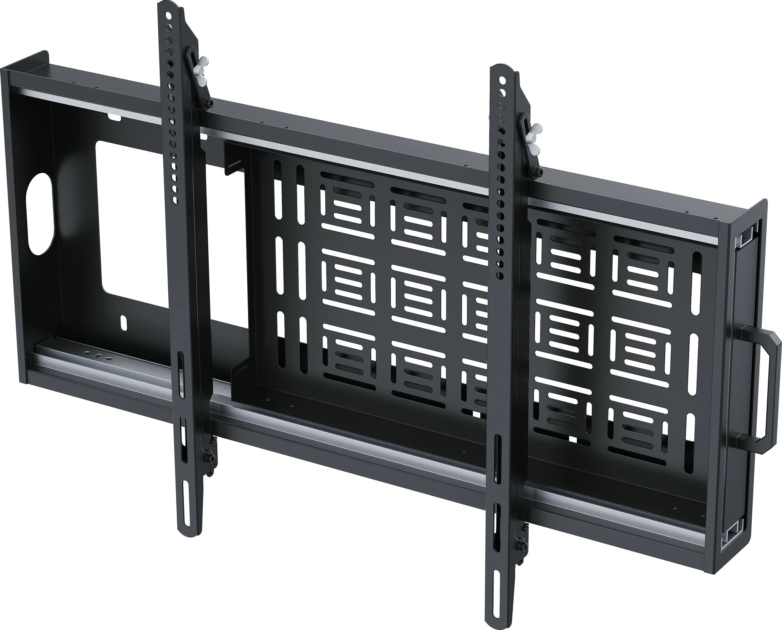 Mbajtëse muri për TV/Display Vision Magic, 47-90", VESA 800x600, 130kg, me rrëshqitje, 5° pjerrësi, e zezë