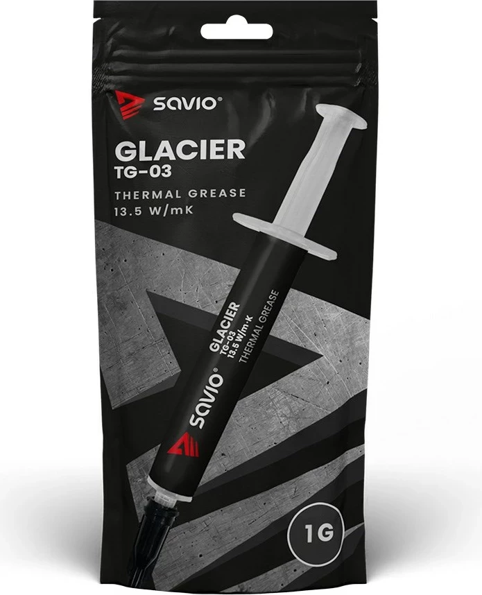 Pastë termike SAVIO TG-03 1G, 13.5 W/m·K, Gri