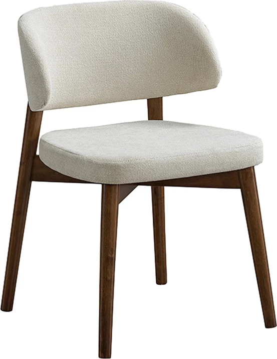 Karrige Siena, dru kauçuku, ngjyrë arre-ecru, set prej 2 copash, 48x50x81cm