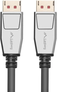 Kabllo DisplayPort LANBERG, 1.8m, 8K, e zezë