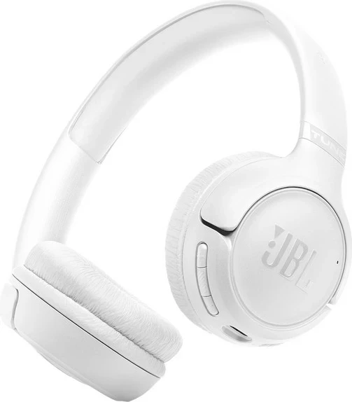 Kufje JBL Tune 530BT, Bluetooth 6.0, 76h bateri, karikim i shpejtë, mikrofon, të bardha, set