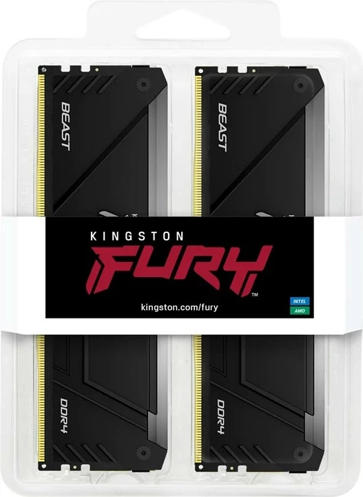 RAM Memorje Kingston FURY 16GB 3600MT/s DDR4 CL17 Beast RGB