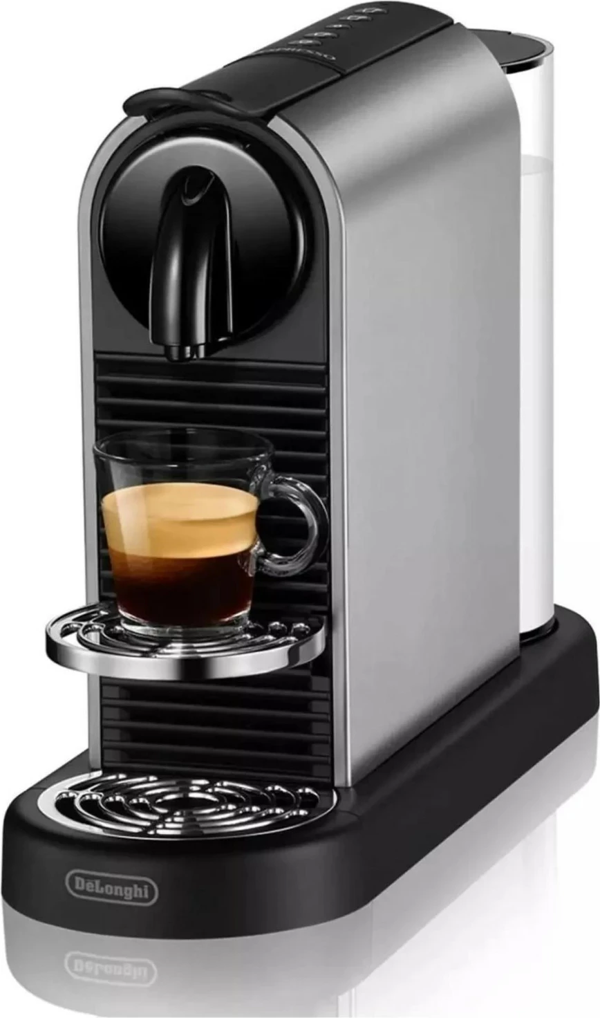 Aparat kafeje me kapsula De'Longhi Nespresso Citiz Platinum EN220.M, 19 bar, 1260W, 1L, tytan
