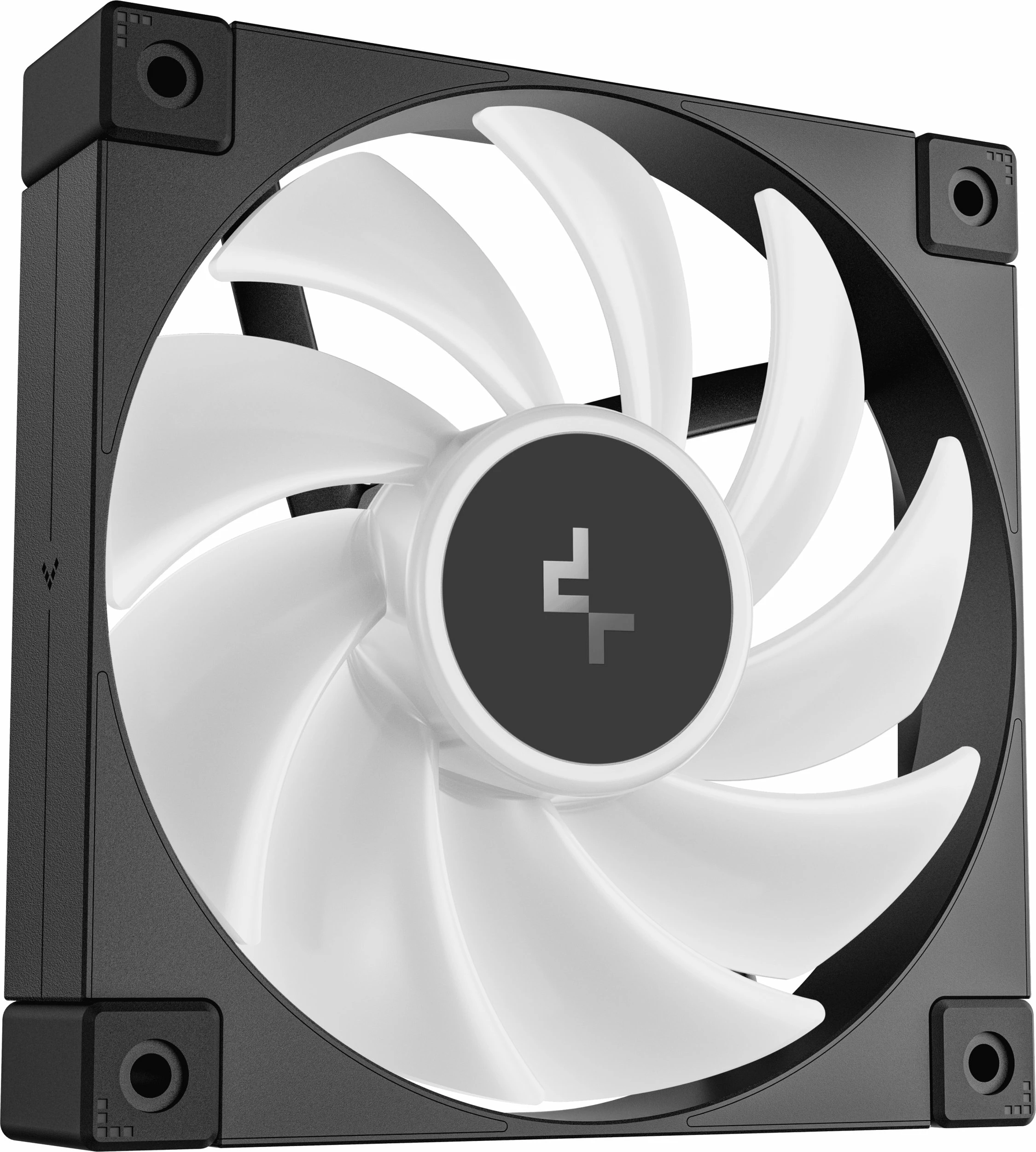 Ventilator PC Deepcool FD12 ARGB R-FD12-BKAPN1-G 120mm PWM, i zi, 1 copë