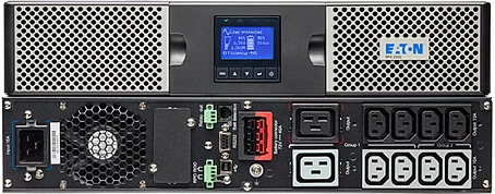 UPS Eaton 9PX3000IRT2U, 3kVA/3000W, Online Double-Conversion, Rack 2U/Tower, 10x C13/C19, e zezë