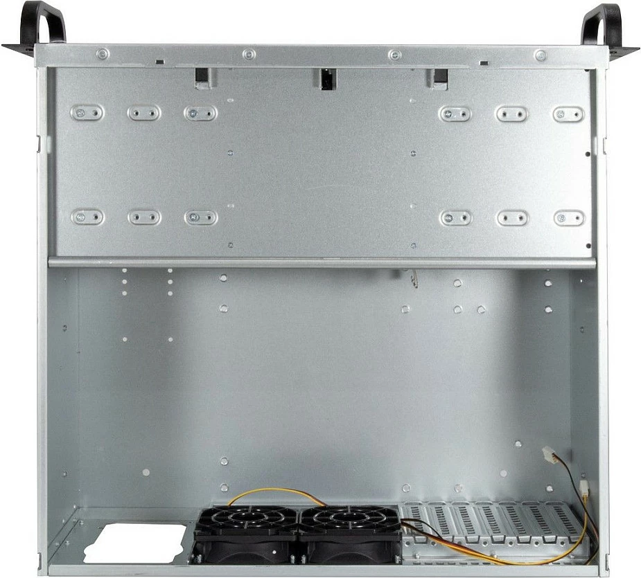 Kasë serveri rack Inter-Tech 4U 40240, 19", ATX/micro ATX/Mini-ITX, 11x 3.5" + 4x 2.5", e zezë/gri
