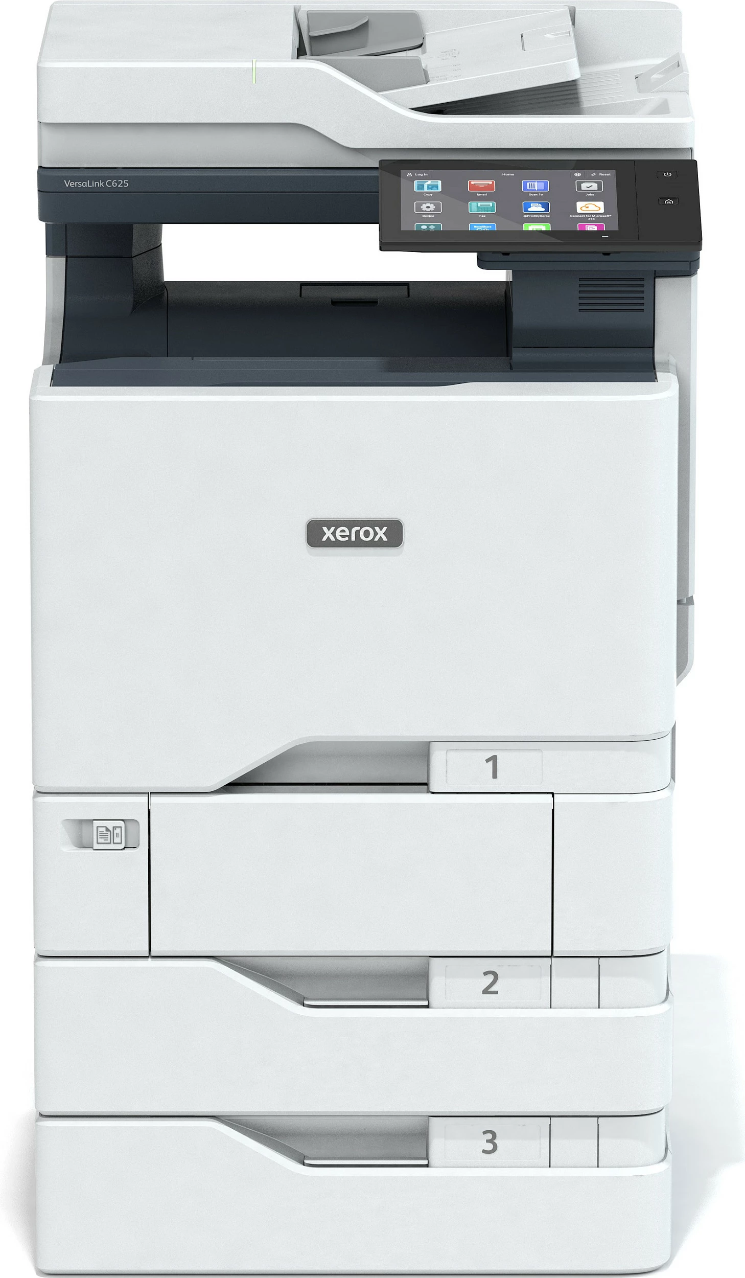 Printer multifunksional Xerox VersaLink C625DN, kolor, USB/LAN, skanim & printim duplex, gri/kaltër