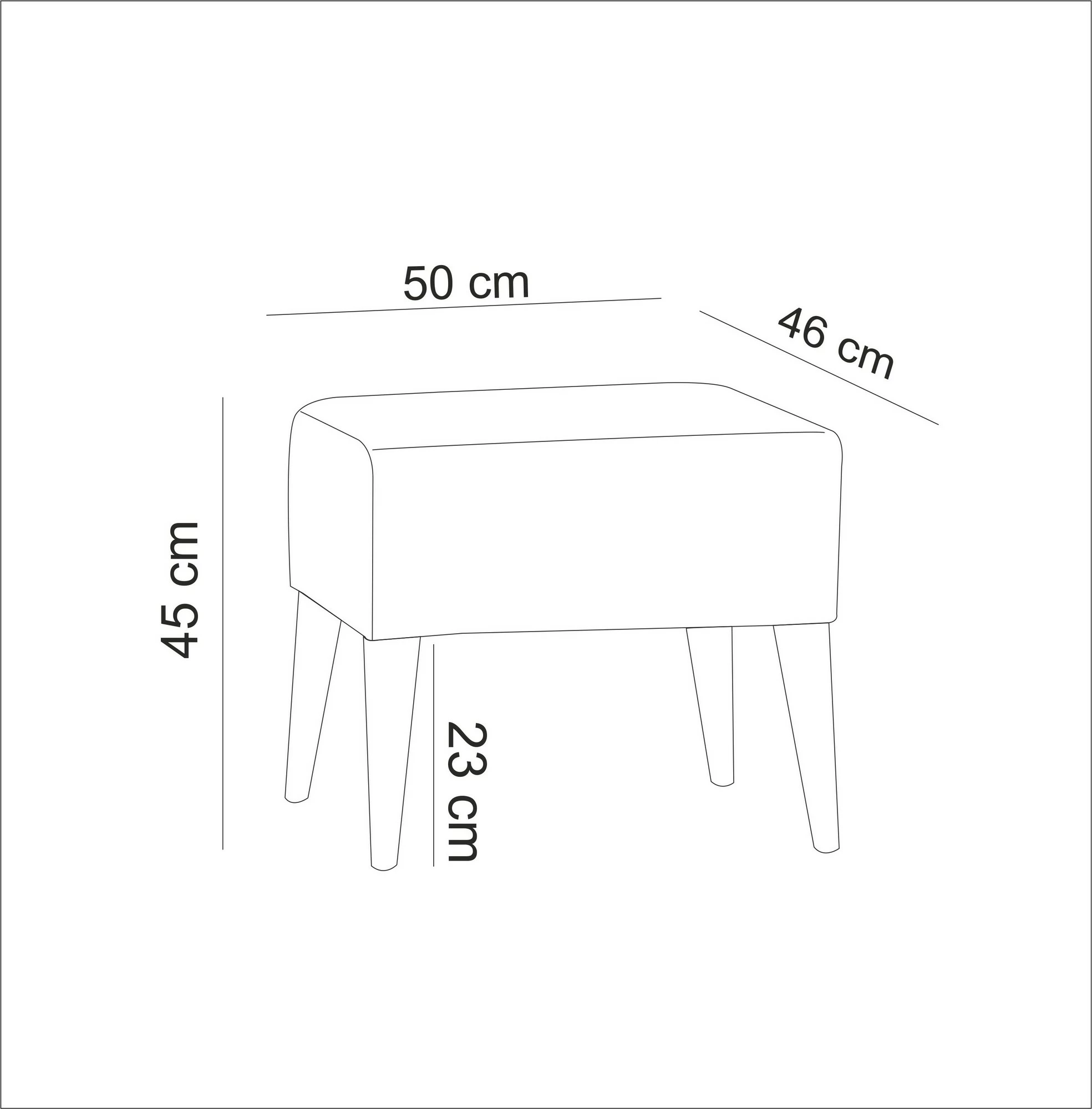 Puf Zeni, krem, Atelier del Sofa