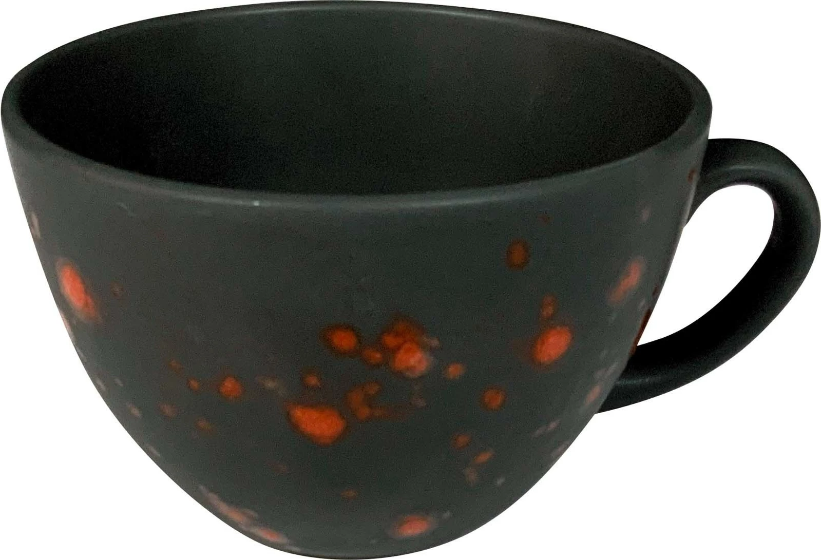 Filxhan cappuccino Fine Dine Bloom 350ml, i zi, set 6 copë