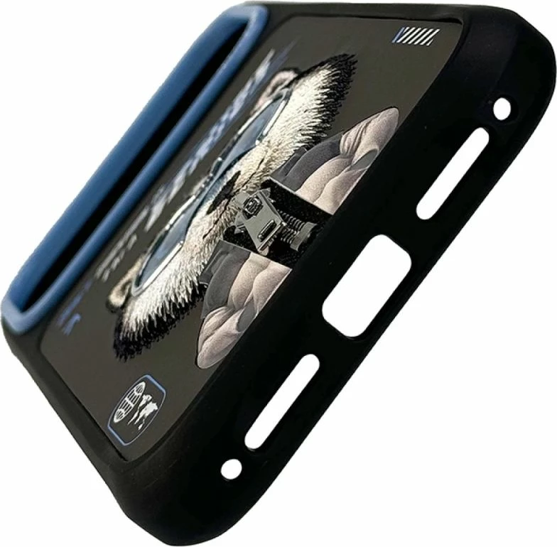 Case Nimmy Cool&Cute 2.0 Wolf për iPhone 17 Pro, e zezë