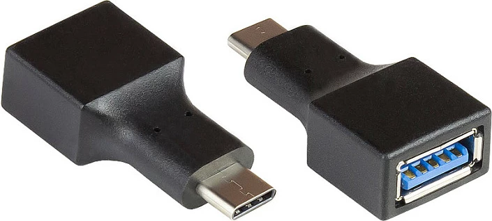 Adapter USB GoodConnections USB 3.0, USB-C (m) në USB-A (f), i zi