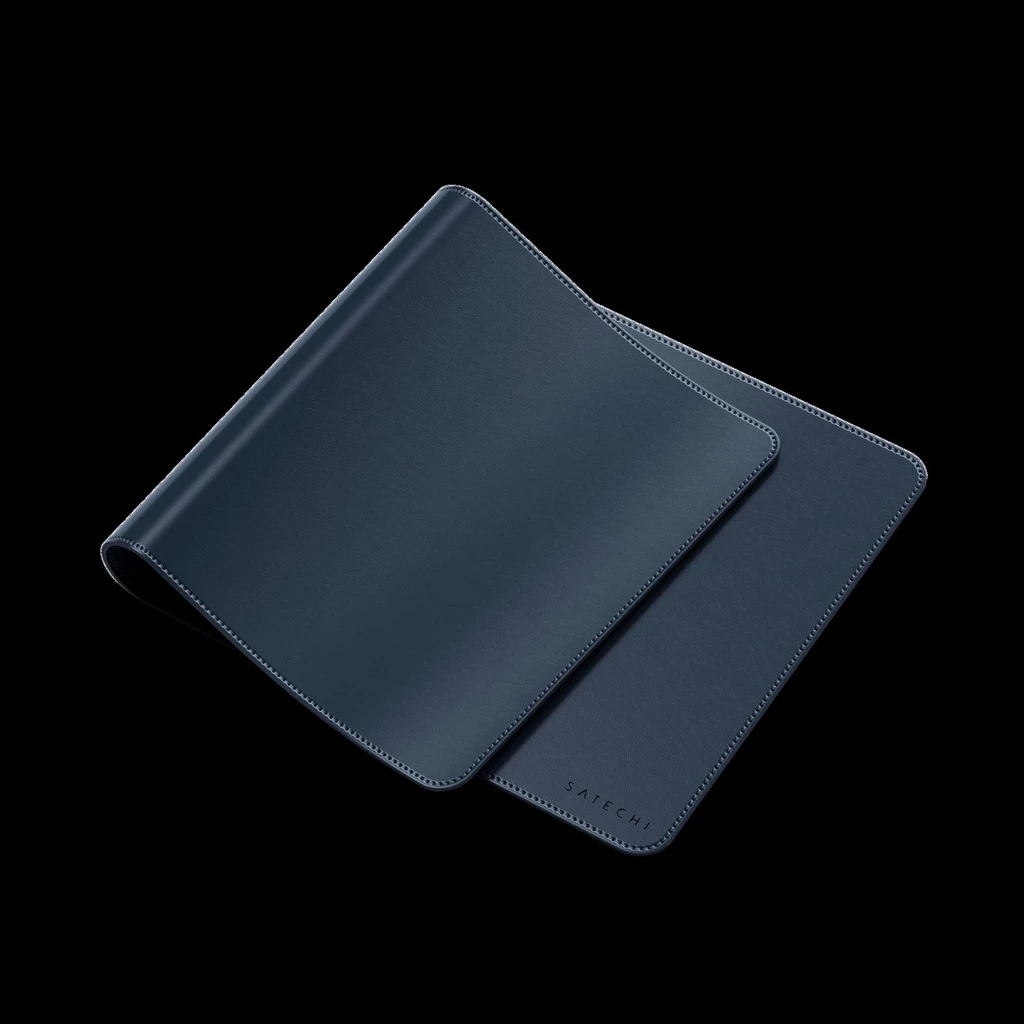 Satechi Vegan-Leather Premium Desk Mat - Blue