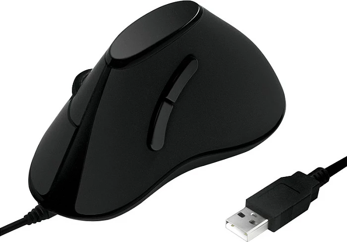 Maus vertikal ergonomik LogiLink, USB, 1000 DPI, 5 taste, i zi