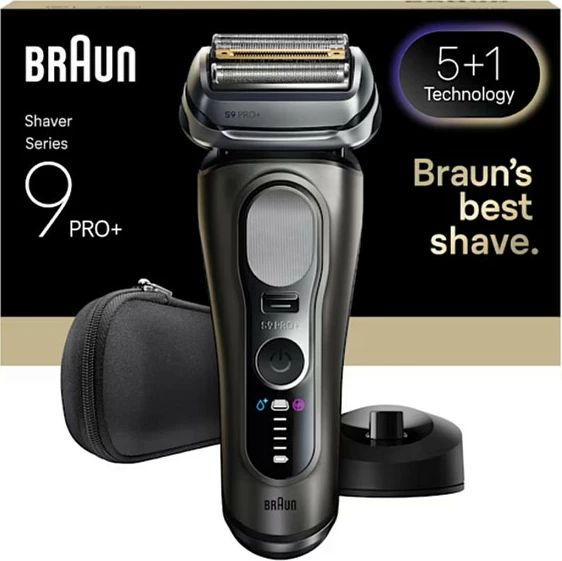 Makinë rroje Braun Series 9 Pro+ 9615s, Wet & Dry, e rikarikueshme, e zezë/gri
