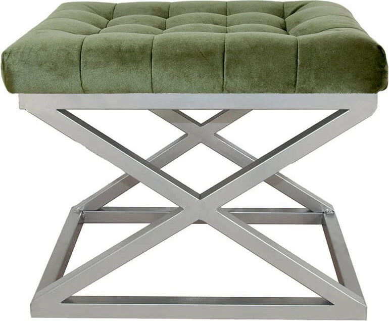 Puf Atelier del Sofa, kros silver, fuchsia v2