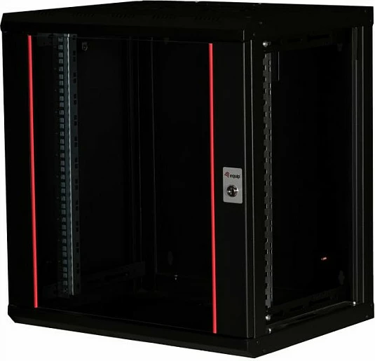 Kabinet rrjeti EQUIP Pro Mount 12U 19", 600x450 mm, montim në mur, i zi
