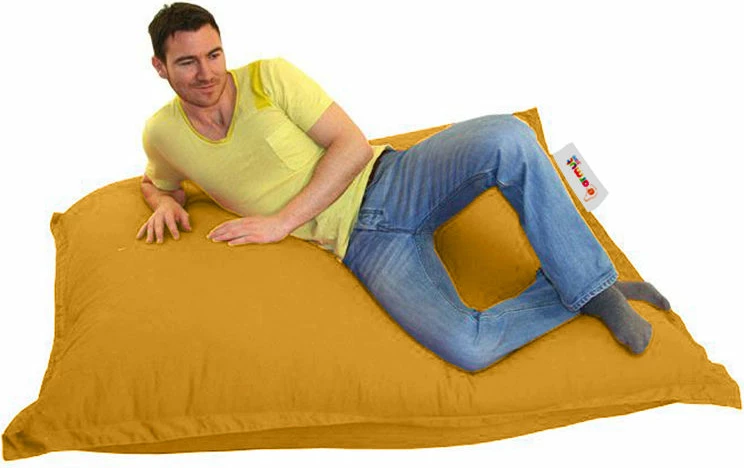 Qese për ulje për kopsht, ngjyrë e verdhë, 100x100cm