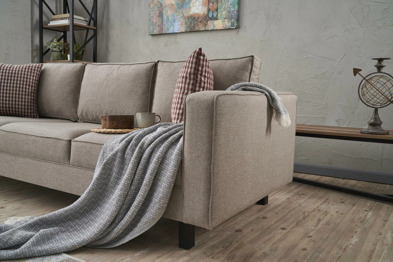Divan treshe Atelier del Sofa, lino Kale, krem