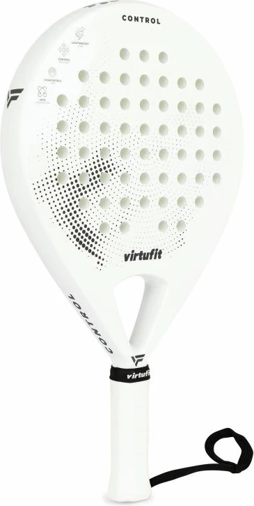 Raketë padeli Virtufit, e bardhë dhe e zezë