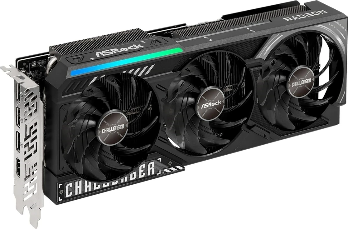 Kartelë grafike Asrock Challenger RX9070XT, 16 GB, GDDR6, Blu