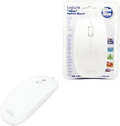 Maus LogiLink ID0062, USB-A, 1000 DPI, optik, i bardhë