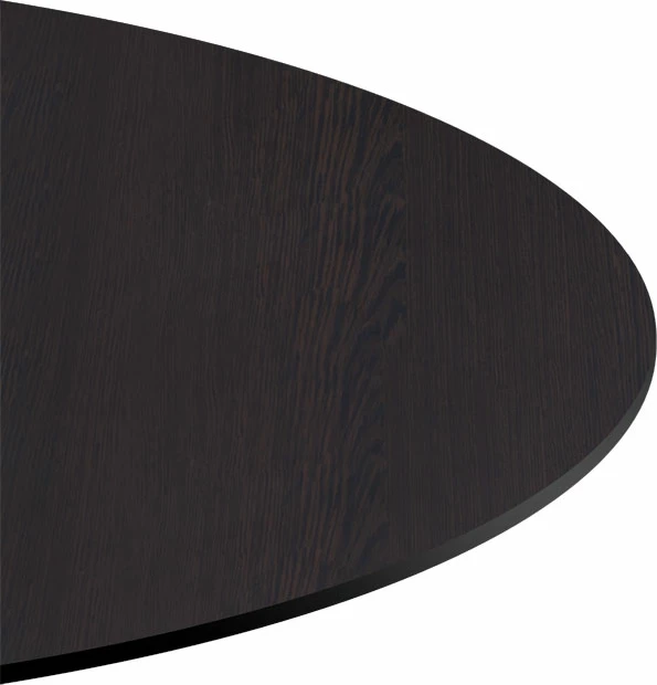 Sipërfaqe tavoline portico HPL, ngjyrë wenge, Φ60cm, 12mm trashësi