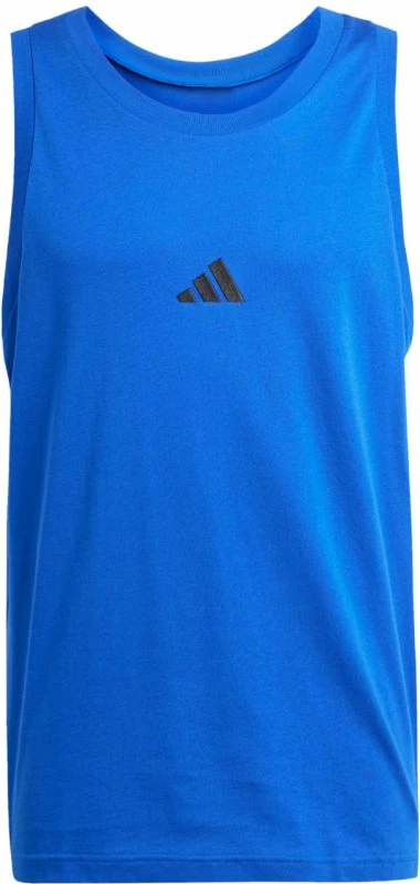 Maicë pa mëngë për meshkuj adidas Essentials Small Logo Tank JE8978, e kaltër