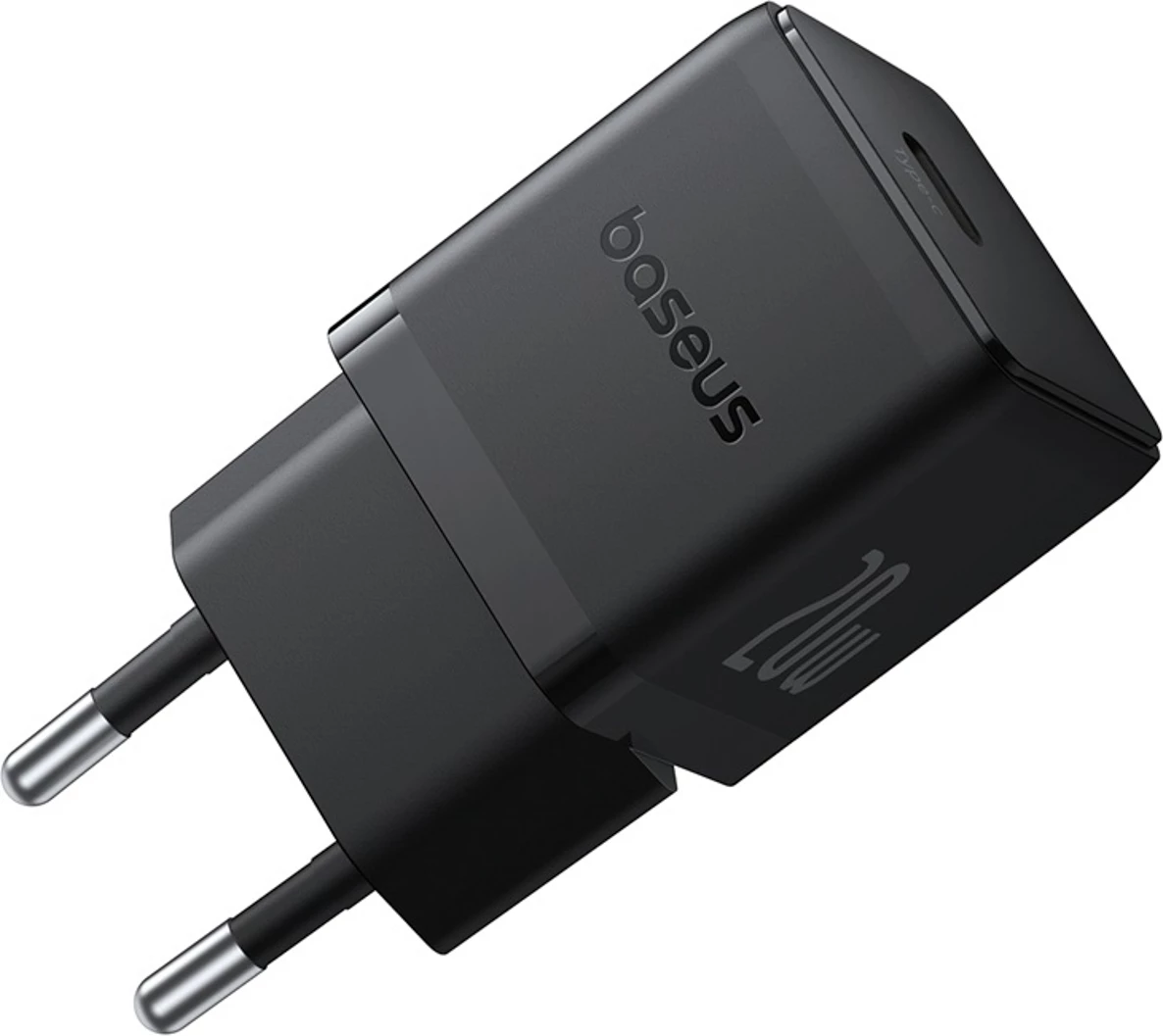 Karikues muri Baseus Palm 1C 20W me kabllo USB-C 1m, i zi