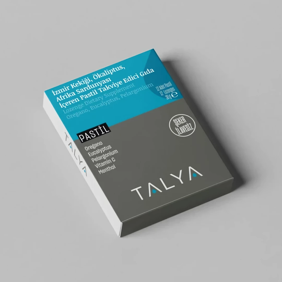 Lozenges w/ Oregano, Eucalyptus, Pelargonium, Vit C 12 pastile