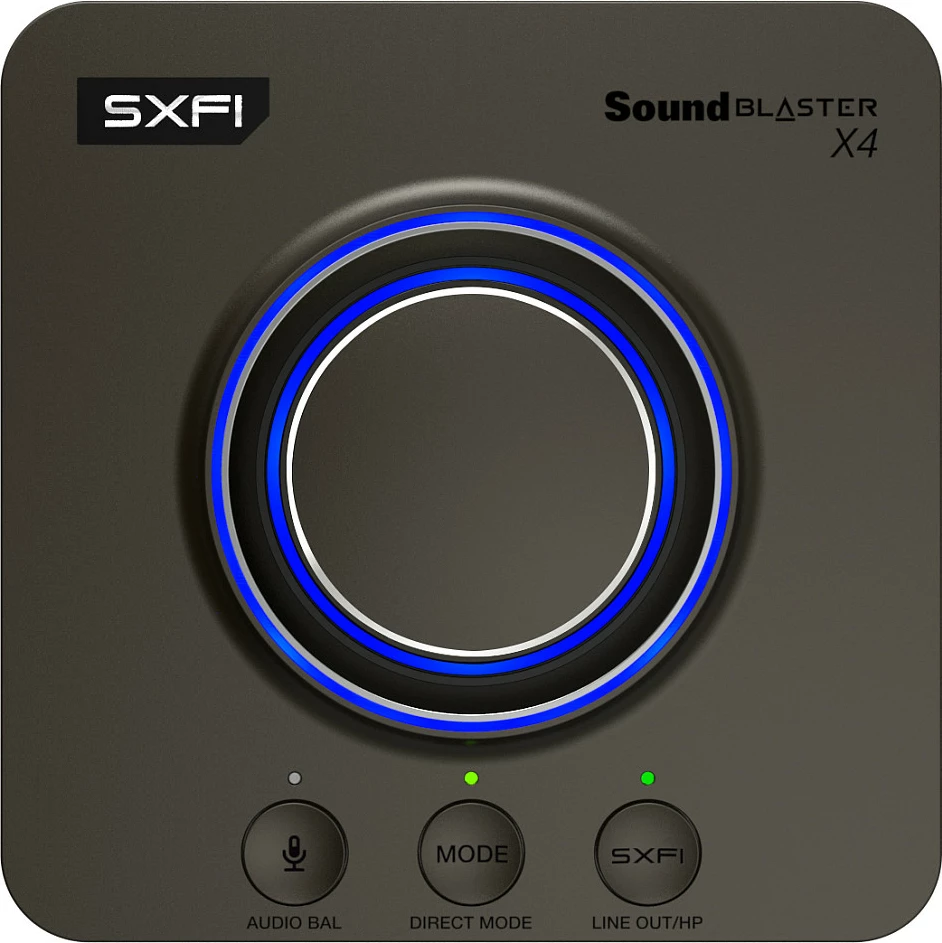 Kartë zëri Creative Sound Blaster X4, USB, 7.1, 24-bit, e zezë