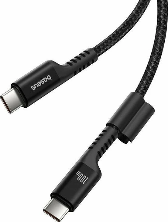 Kabllo USB-C në USB-C Baseus Fish-Eye P10320203111-00 1 m PD 100W 480 Mbps e zezë