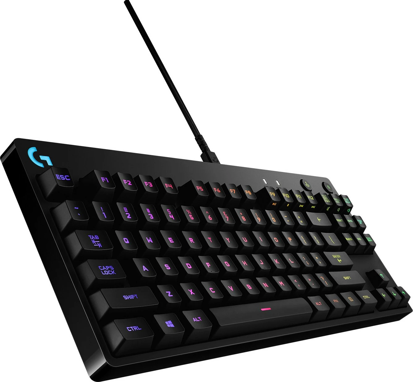 Tastierë mekanike Logitech G PRO, RGB, gaming, e zezë