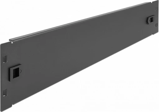 Panel i verbër DeLOCK 19" 2U, montim pa vegla, metal, i zi