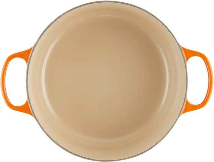 kaserollë e rrumbullakët gize, Le Creuset, 21177260902430, 26 cm, portokalli