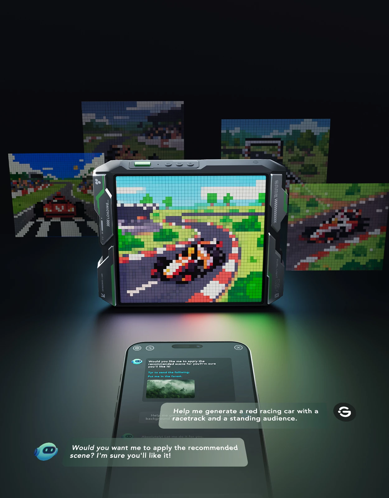 Llambë pixel smart gaming Govee Smart Gaming Pixel Light, 1024 LED, Wi‑Fi