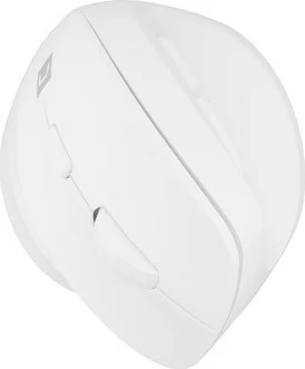Maus vertikal Natec Crake 2, wireless, 2.4 GHz + Bluetooth 5.2, i bardhë